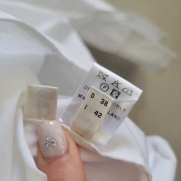 Eudon Choi shirt open shoulder Top size 6 S - Picture 11 of 12